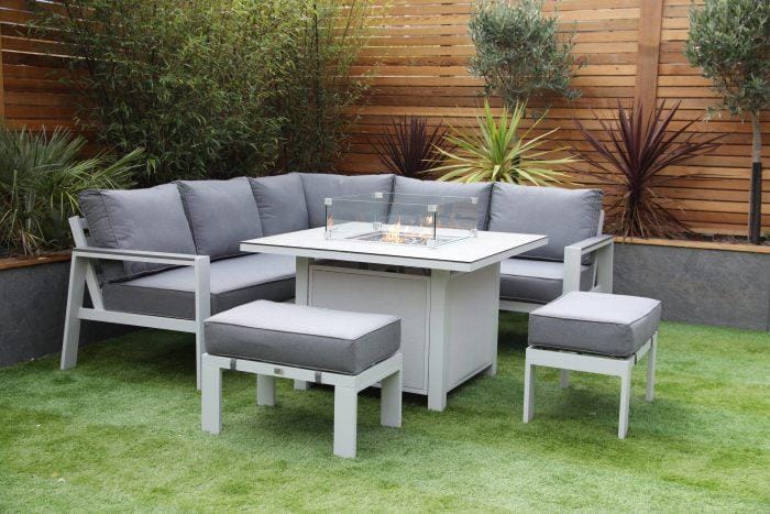 Supremo Melbury Mini Modular Corner Set with Firepit Table
