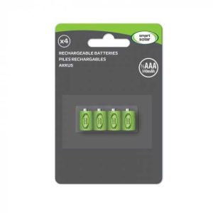 Smart Rechargeable 1/3AAA 1.2V Ni-MH – 80mAh – Battery 4 pack