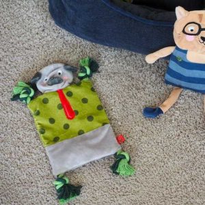 Zoon Crinkle-Squeak Percy Pug PlayPal