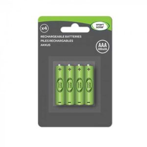 Smart Rechargeable AAA 1.2V Ni-MH 600mAh – Battery 4 pack