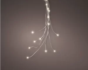 Kaemingk Micro 40 LED Bunch – Steady Effect – Indoor – BO – Silver/Warm White