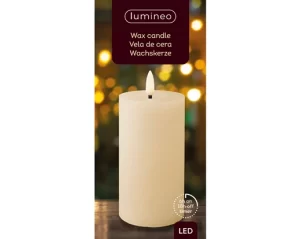 Kaemingk Wax Wick Candle LED  – 15cm – BO – Indoor