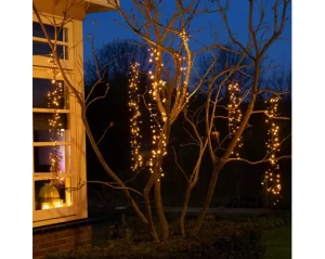 Kaemingk LED Tree Cascade Cluster Lights Twinkle Effect – 480L – Warm White