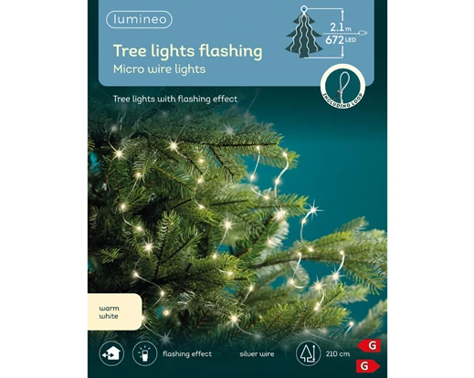 Kaemingk Micro LED Tree Bunch – Flashing Effect – Outdoor