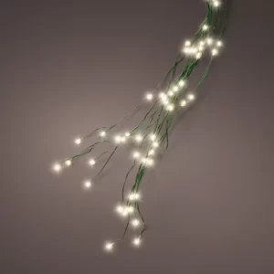Micro LED Tree Lights  – 210cm – Warm White – Green Cable