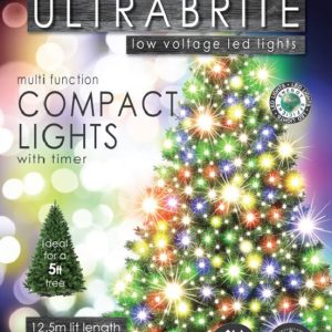 Jingles Ultra Bright Compact Lights – Multi Coloured – 500 Light Set