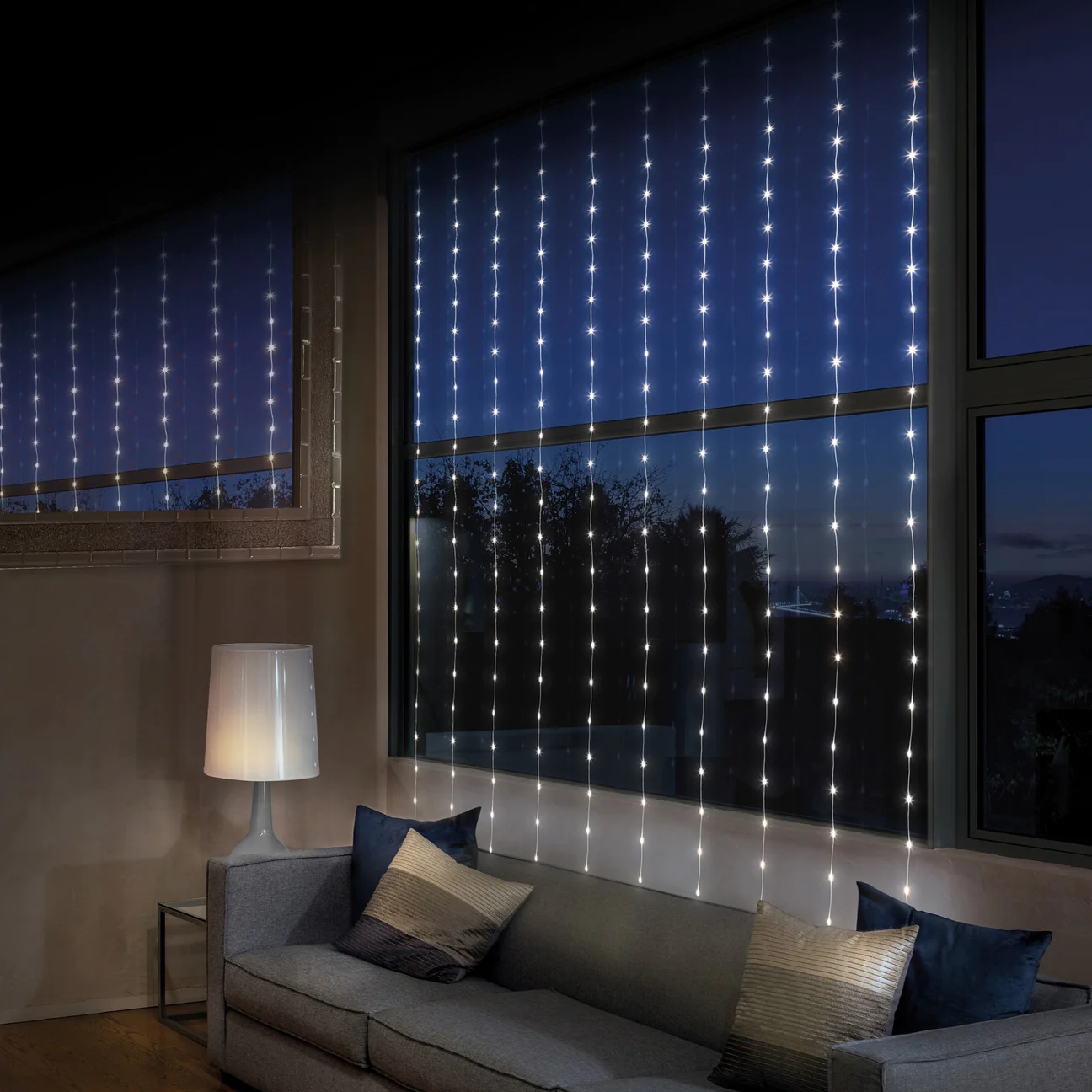Premier LED FlexiBright Curtain- White -240L – 2 x 1.5m