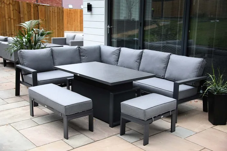 Supremo Melbury Corner Modular Set with Height Adjustable Table