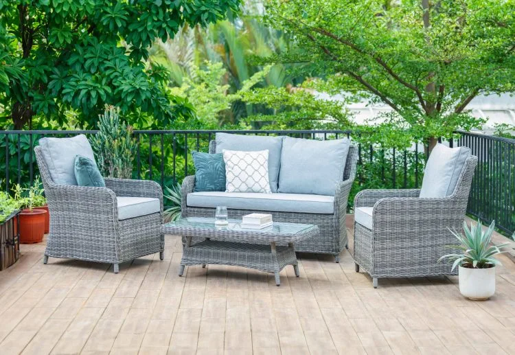 Tom Chambers Bellagio Seat Sofa Set w Coffee Table Burleydam