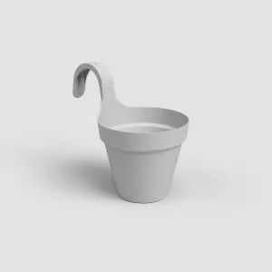 Artevasi Capri Balcony Single Pot 20cm Light Grey