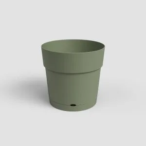 Artevasi Capri Wide Pot with Water Reserve – Ash Green -50cm