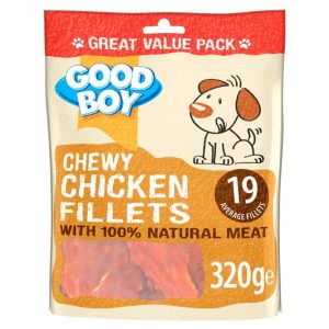 Pedigree Good Boy – Pawsley Chewy Chicken Fillets – 320g Pedigree Good Boy – Pawsley Chewy Chicken Fillets – 320g