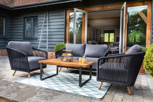 Hartman Eden 2 Seat Lounge Set – Carbon