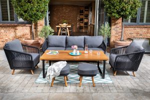 Hartman Eden 3 Seat Lounge Set – Carbon