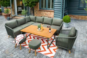 Hartman Eden Rectangular Casual Dining Set – Moss