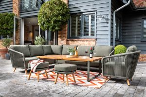 Hartman Eden Rectangular Casual Dining Set – Moss