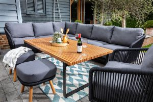 Hartman Eden Rectangular Casual Dining Set – Carbon