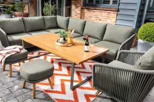 Hartman Eden Rectangular Casual Dining Set – Moss