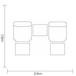 Hartman Eton Reclining Companion Set