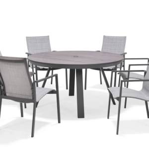 Lifestyle Garden Urbanite 6 Seat Round Dining Set
