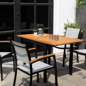 Lifestyle Garden Barcelona 4 Seat Extending Dining Set