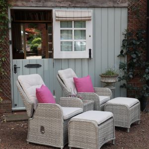 Supremo Hemsby Dual Recliner Set with Footstools
