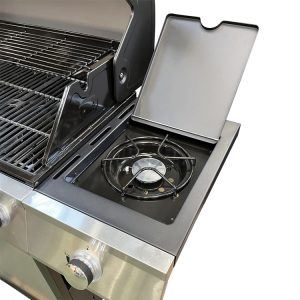 Rhyno Deluxe 6 Burner BBQ – With Side Burner