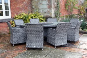 Supremo Rydal 8 Seat Oval Dining Set