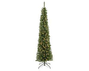 Kaemingk Everlands Pencil Pine – 7ft – Prelit