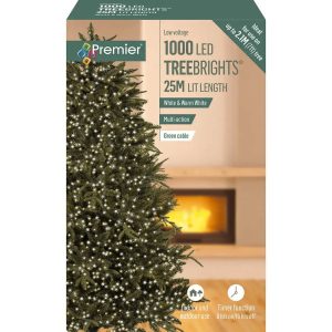 Premier 1000 Multi Action LED Treebrights Lights – White/Warm White