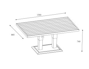 Hartman Sonas 3 Seat Lounge Set