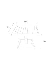 Hartman Sonas Square Corner Platform Set