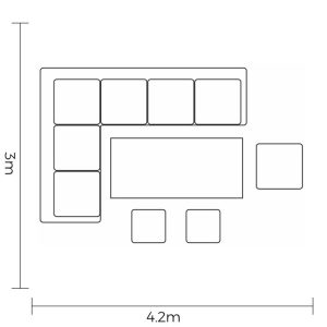 Hartman Sonas Rectangular Casual Dining Set