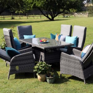 Supremo Tivoli 6 Seat Reclining Dining Set Supremo Tivoli 6 Seat Reclining Dining Set