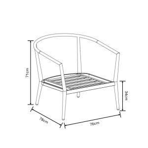 Hartman Tierra 2 Seat Sofa Lounge Set