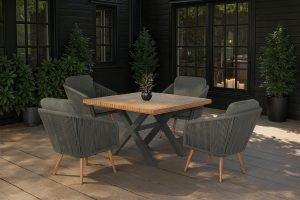 Hartman Eden 4 Seat Square Set – Moss