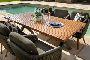 Hartman Eden 6 Seat Rectangular Set – Moss