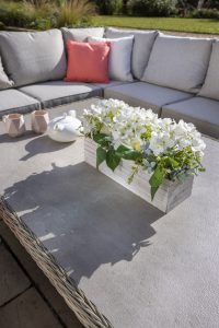 Hartman Eton Grand Rectangular Casual Dining Set with Adjustable Height Table