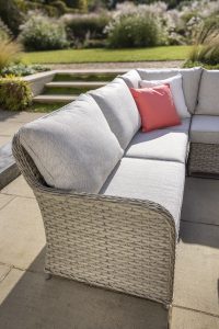 Hartman Eton Grand Rectangular Casual Dining Set with Adjustable Height Table