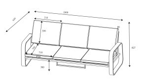 Hartman Orka 3 Seat Sofa Lounge Set