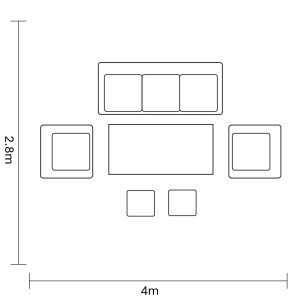 Hartman Orka 3 Seat Sofa Lounge Set