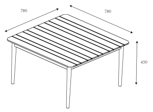 Hartman Tierra Square Corner Set