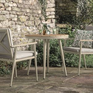 Bramblecrest RHS Wisley Round Bistro Set – Mocha