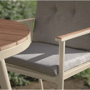 Bramblecrest RHS Wisley Round Bistro Set – Mocha