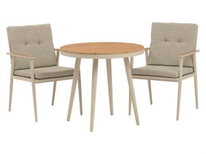 Bramblecrest RHS Wisley Round Bistro Set – Mocha