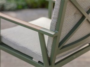 Bramblecrest RHS Wisley Round Bistro Set – Sage