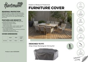 Hartman Eton/Arley 8 Seat Rectangular Set Cover