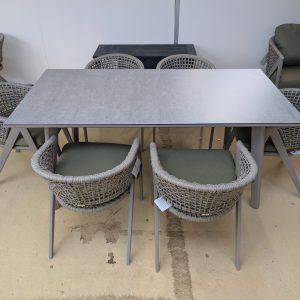 Supremo Carmen 6 Seat Square Dining Set