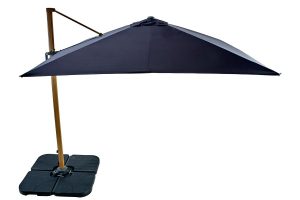 Aegean Square Cantilever Parasol 2.5m – Dark Grey