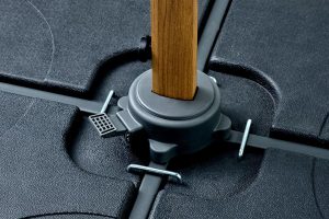 Aegean Square Cantilever Parasol 2.5m – Dove